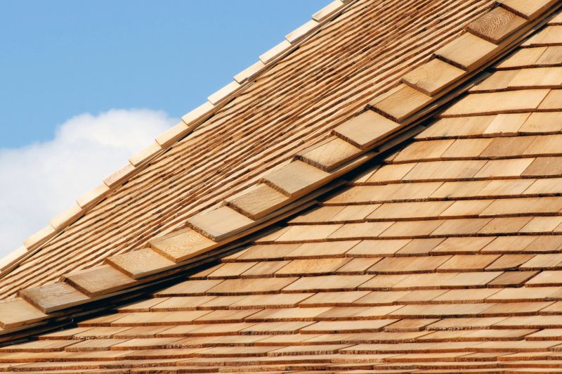 New Wood Shingle Installation